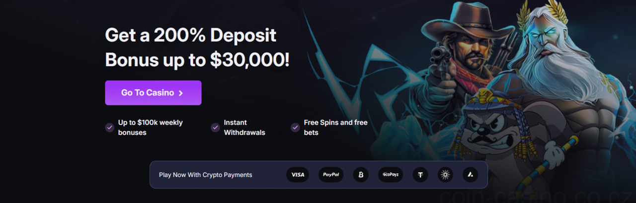 Coin Casino uvítací bonus